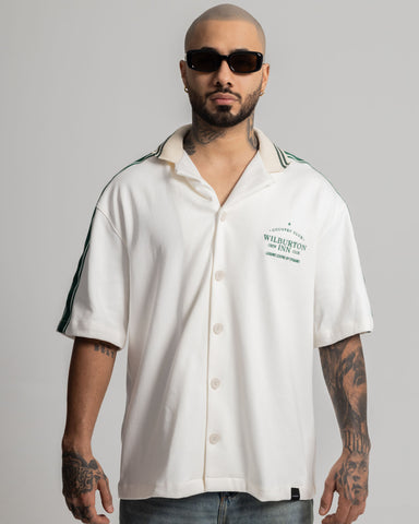 Camisa Oversize Ivory Graphic