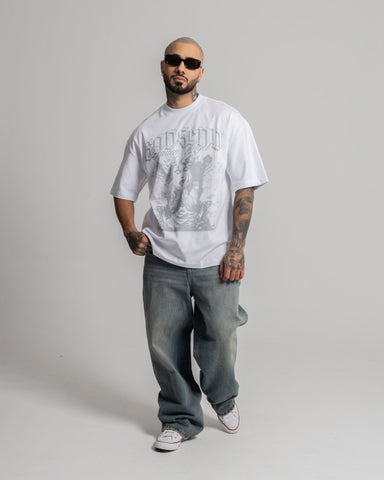 Camiseta Oversize Ángel Blanco