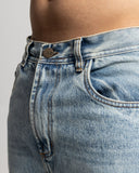 Jeans Baggy Cargo Azul