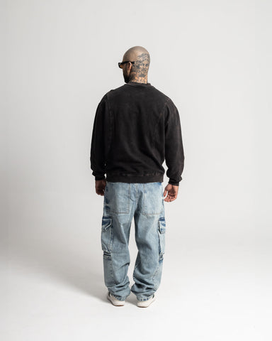 Buzo Regular Desgastado Dark