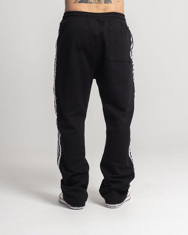 Sudadera Negra Stripe