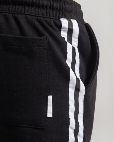 Sudadera Negra Stripe