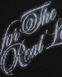Camiseta Negra Oversize Love Hurts