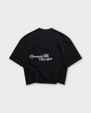 Camiseta Negra Oversize Love Hurts