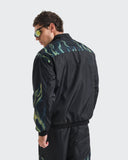 Chaqueta Negra Rompevientos Flame