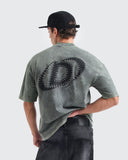 Camiseta Verde Washed Oversize DB13