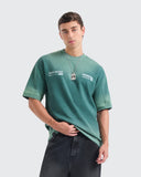 Camiseta Verde Washed Oversize Stay