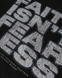 Camiseta Negra Oversize Faith Tee