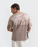 Camiseta Oversize Blur Beige