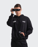 Hoodie Negro  Oversize Night Signal