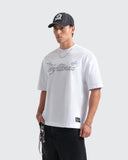 Camiseta Blanca Oversize Against Current