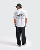 Camiseta Blanca Oversize Against Current