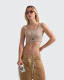Crop Top Básico Nude