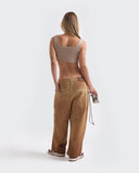 Crop Top Básico Nude