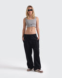 Crop Top Essential Gris