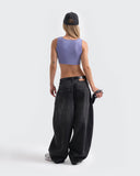 Crop Top Essential Lila