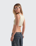 Crop Top Essential Green