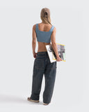 Crop Top Essential Azul