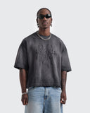 Camiseta Negra Boxy Rebel