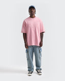 Camiseta Rosada Oversize Blush Rebel