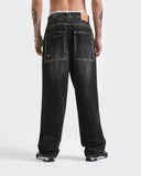Jeans Baggy Distressed Black