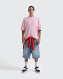 Camiseta Rosada Oversize Lovers Of Lies Streetwear
