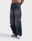 Jeans Azul Barrel Rogue Wash