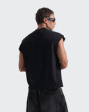 Camiseta Negra Tank Boxy Shadow