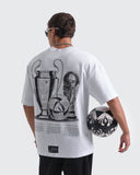 Camiseta Blanca Oversize - Edición The King Of The Game
