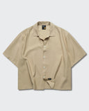 Camisa boxy fit beige Boxy Core para hombre – vista 4 – Dynamo Brand