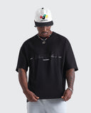 Camiseta Negra Oversize Darkness
