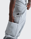 Jeans Baggy Gris Lavado Urbano