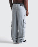 Jeans Baggy Gris Lavado Urbano
