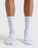 Medias Para Hombre Blancas Block