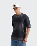 Camiseta Gris Lavada Oversize Stand