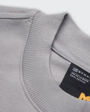 Camiseta Básica Relaxed Fit Gris-Cemento