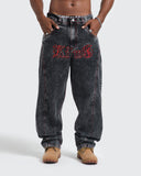 Jean Gris Baggy King Washed