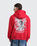 Hoodie Rojo Oversize