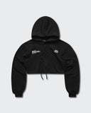 Crop Hoodie Negro Rebels