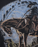 Camiseta Negra Oversize Western