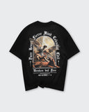 Camiseta Negra Oversize Fierce Mind