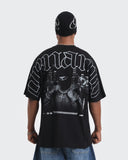 Camiseta Negra Oversize Outsiders