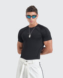 Camiseta Negra Slim King Player