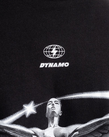 Hoodie Oversize Negro Angel