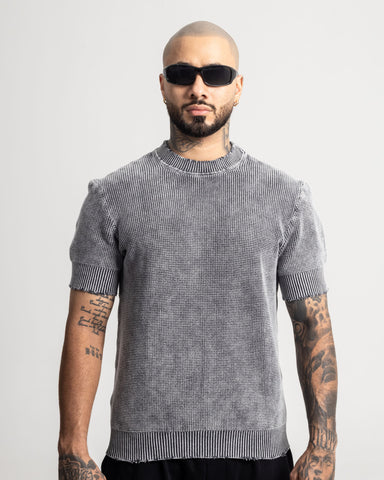 Camiseta Regular Grey Fade