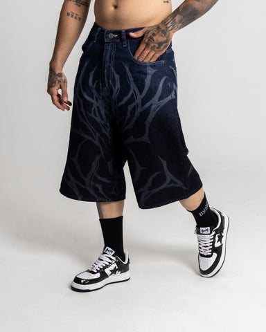 Bermuda Jorts Negro Dark