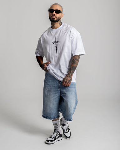 Camiseta Oversize Blanca Cybersigilism