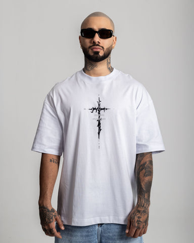 Camiseta Oversize Blanca Cybersigilism
