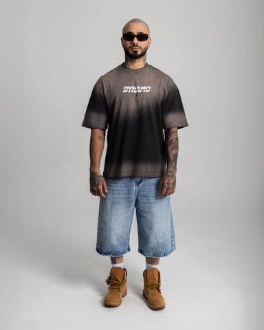 Camiseta Oversize Negra Reprogram