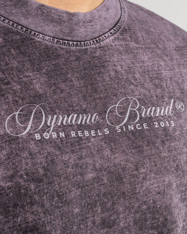 Camiseta Boxy Fit Lila Claro